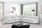 Comfy Modular Sectional - Luxurious Linen Fabric with Overstuffed Cushions for Ultimate Comfort and Style