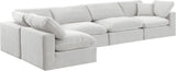 Comfy Velvet Modular Sectional - Luxurious Versatile Seating with Plush Down Feather Cushions