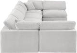 Comfy Modular Sectional - Versatile Contemporary Design with Plush Down Feather Cushions for Comfort