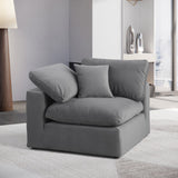Comfy Modular Sectional Corner Chair - Luxurious Overstuffed Cushions for Ultimate Comfort and Style