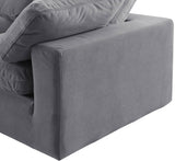 Comfy Velvet Modular Sectional - Adaptable Seating with Plush Down Feather Cushions for Ultimate Comfort