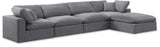 Comfy Velvet Modular Sectional - Adaptable Seating with Plush Down Feather Cushions for Ultimate Comfort