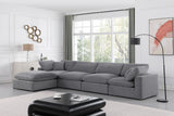 Comfy Velvet Modular Sectional - Adaptable Seating with Plush Down Feather Cushions for Ultimate Comfort