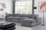 Comfy Velvet Modular Sectional - Adaptable Seating with Plush Down Feather Cushions for Ultimate Comfort