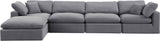 Comfy Velvet Modular Sectional - Adaptable Seating with Plush Down Feather Cushions for Ultimate Comfort