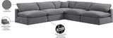 Comfy Modular Sectional - Luxurious Linen Fabric with Overstuffed Cushions for Ultimate Comfort and Style