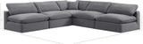 Comfy Modular Sectional - Luxurious Linen Fabric with Overstuffed Cushions for Ultimate Comfort and Style