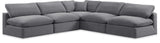 Comfy Modular Sectional - Luxurious Linen Fabric with Overstuffed Cushions for Ultimate Comfort and Style