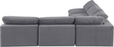 Comfy Modular Sectional - Luxurious Linen Fabric with Overstuffed Cushions for Ultimate Comfort and Style