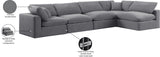 Comfy Velvet Modular Sectional - Luxurious Versatile Seating with Plush Down Feather Cushions