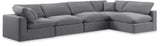 Comfy Velvet Modular Sectional - Luxurious Versatile Seating with Plush Down Feather Cushions