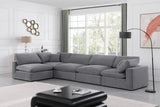 Comfy Velvet Modular Sectional - Luxurious Versatile Seating with Plush Down Feather Cushions