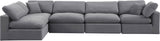 Comfy Velvet Modular Sectional - Luxurious Versatile Seating with Plush Down Feather Cushions