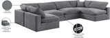Comfy Modular Sectional - Versatile Contemporary Design with Plush Down Feather Cushions for Comfort