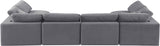 Comfy Modular Sectional - Versatile Contemporary Design with Plush Down Feather Cushions for Comfort