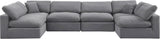 Comfy Modular Sectional - Versatile Contemporary Design with Plush Down Feather Cushions for Comfort
