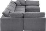 Comfy Modular Sectional - Versatile Contemporary Design with Plush Down Feather Cushions for Comfort