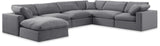 Comfy Modular Sectional Sofa - Luxurious Overstuffed Cushions & Versatile Design for Ultimate Comfort