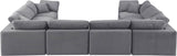 Comfy Modular Sectional - Stylish and Adaptable Seating Solution with Plush Down Feather Cushions