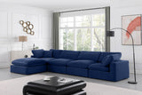 Comfy Velvet Modular Sectional - Adaptable Seating with Plush Down Feather Cushions for Ultimate Comfort
