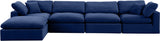 Comfy Velvet Modular Sectional - Adaptable Seating with Plush Down Feather Cushions for Ultimate Comfort