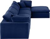 Comfy Velvet Modular Sectional - Adaptable Seating with Plush Down Feather Cushions for Ultimate Comfort