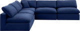 Comfy Modular Sectional - Luxurious Linen Fabric with Overstuffed Cushions for Ultimate Comfort and Style