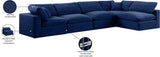 Comfy Velvet Modular Sectional - Luxurious Versatile Seating with Plush Down Feather Cushions