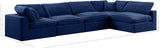 Comfy Velvet Modular Sectional - Luxurious Versatile Seating with Plush Down Feather Cushions