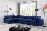 Comfy Velvet Modular Sectional - Luxurious Versatile Seating with Plush Down Feather Cushions