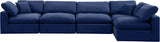 Comfy Velvet Modular Sectional - Luxurious Versatile Seating with Plush Down Feather Cushions