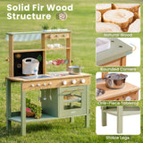 ROBUD Outdoor Mud Play Kitchen Green