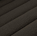 Cascade Chair - Modern Boucle Fabric Seating with Curved Arms and Deep Channel Tufting for Comfort