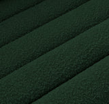 Cascade Chair - Modern Boucle Fabric Seating with Curved Arms and Deep Channel Tufting for Comfort