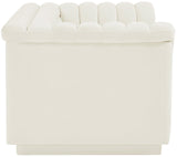 Cascade Loveseat - Modern Curved Arm Design with Deep Channel Tufting for Ultimate Comfort and Style