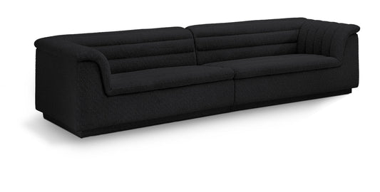 Cascade Modular Sofa - Elegant Curved Design with Deep Channel Tufting for Ultimate Comfort and Style