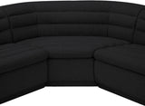 Cascade Modular Sectional - Sleek Curved Arms & Deep Channel Tufting for Ultimate Comfort & Style