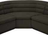 Cascade Modular Sectional - Sleek Curved Arms & Deep Channel Tufting for Ultimate Comfort & Style
