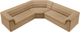 Cascade Modular Sectional - Sleek Curved Arms & Deep Channel Tufting for Ultimate Comfort & Style