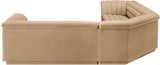 Cascade Modular Sectional - Sleek Curved Arms & Deep Channel Tufting for Ultimate Comfort & Style