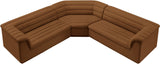 Cascade Modular Sectional - Sleek Curved Arms & Deep Channel Tufting for Ultimate Comfort & Style
