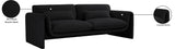 Stylus 86" Boucle Fabric Upholstered Sofa