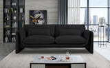 Stylus 86" Boucle Fabric Upholstered Sofa