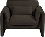 Stylus Boucle Fabric Upholstered Chair