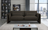 Stylus 86" Boucle Fabric Upholstered Sofa