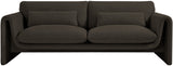 Stylus 86" Boucle Fabric Upholstered Sofa
