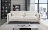 Stylus 86" Boucle Fabric Upholstered Sofa