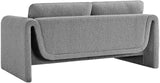 Stylus 64" Boucle Fabric Upholstered Loveseat