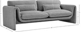 Stylus 86" Boucle Fabric Upholstered Sofa