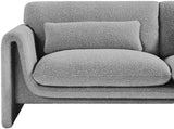 Stylus 86" Boucle Fabric Upholstered Sofa